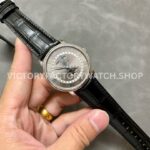 OM Factory Blancpain Villeret Quantième Complet 6654-1113-55B 40mm Steel Le (1) OM Factory Blancpain Villeret Quantième Complet 6654-1113-55B 40mm Steel Leather Strap Roman Numerals Grey Dial