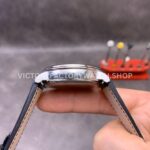OM Factory Blancpain Villeret Quantième Complet 6654-1127-55B 40mm Steel Leather Strap Roman (5) OM Factory Blancpain Villeret Quantième Complet 6654-1127-55B 40mm Steel Leather Strap Roman Numerals White Dial