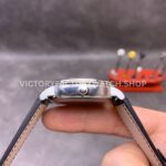 OM Factory Blancpain Villeret Quantième Complet 6654-1127-55B 40mm Steel Leather Strap Roman (6) OM Factory Blancpain Villeret Quantième Complet 6654-1127-55B 40mm Steel Leather Strap Roman Numerals White Dial