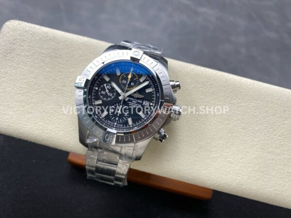 TF Factory Breitling Avenger Chronograph A13385101B1A1 45mm Full Steel Black Dial