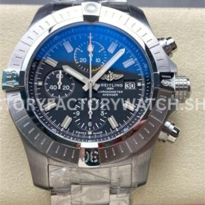 TF Breitling Avenger A13385101B1A1 full steel black dial