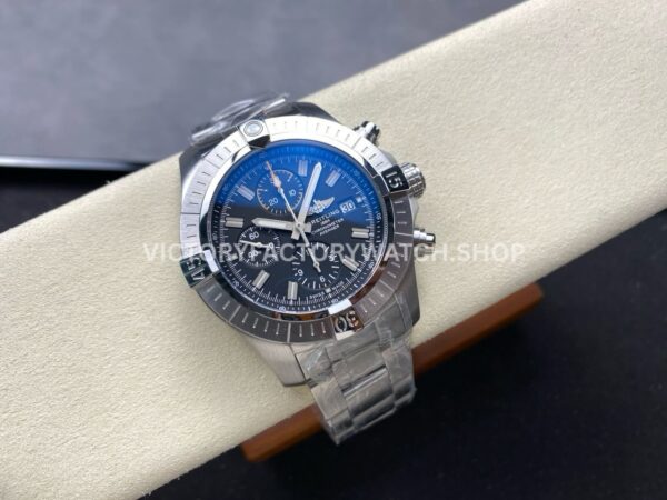 TF Factory Breitling Avenger Chronograph A13385101B1A1 45mm Full Steel Black Dial