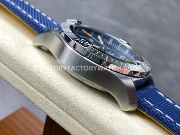 TF Factory Breitling Avenger A13385101C1X1 45mm Steel Blue Nylon Canvas Strap Arabic Numerals (3) TF Factory Breitling Avenger A13385101C1X1 45mm Steel Blue Nylon Canvas Strap Arabic Numerals Blue Dial