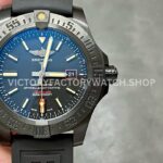 TF Factory Breitling Avenger Blackbird V1731110BD74 44mm Titanium Rubber Strap Black Dial (9) TF Breitling Avenger Blackbird V1731110BD74 titanium black dial
