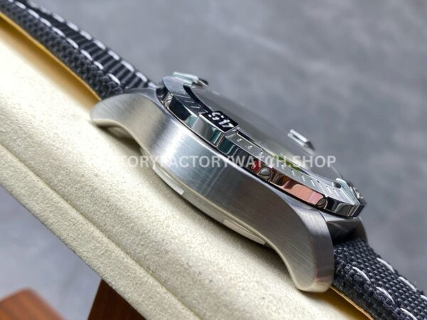 TF Factory Breitling Avenger Chronograph A13317101B1X1 45mm Steel Black Nylon Canvas Strap Arabic Numerals Black Dial