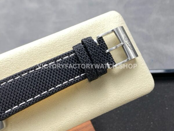 TF Factory Breitling Avenger Chronograph A13317101B1X1 45mm Steel Black Nylon Canvas Strap Arabic Numerals Black Dial