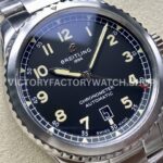 TF Factory Breitling Navitimer 8 A17314101C1X1 41mm Full Steel Arabic Numerals Black Dial (4) TF Factory Breitling Navitimer 8 A17314101C1X1 41mm Full Steel Arabic Numerals Black Dial