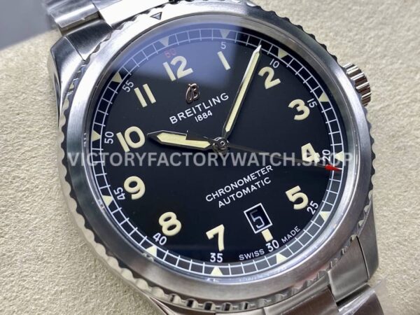 TF Factory Breitling Navitimer 8 A17314101C1X1 41mm Full Steel Arabic Numerals Black Dial (4) TF Factory Breitling Navitimer 8 A17314101C1X1 41mm Full Steel Arabic Numerals Black Dial