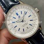 TF Factory Breitling Navitimer A173263A1G1P1 41mm Steel Leather Strap Silver Dial (1) TF Factory Breitling Navitimer A173263A1G1P1 41mm Steel Leather Strap Silver Dial
