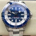 TF Factory Breitling Superocean A173751A1O1S1 44mm Steel Rubber Strap Orange Dial (6) TF Breitling Superocean A173751A1O1S1 ceramic bezel orange dial steel