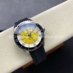 TF Factory Breitling Superocean A17375211I1S1 44mm Steel Black Rubber Strap Black Bezel Yellow Dia ( (5) TF Factory Breitling Superocean A17375211I1S1 44mm Steel Black Rubber Strap Black Bezel Yellow Dial