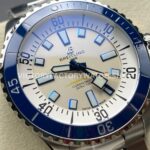 TF Factory Breitling Superocean A17375E71G1A1 44mm Full Steel Blue Bezel Silver Dial