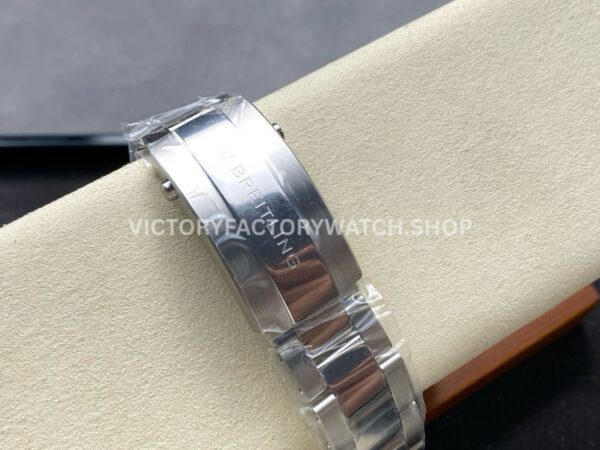 TF Factory Breitling Superocean A17375E71G1A1 44mm Full Steel Blue Bezel Silver Dial