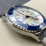 TF Factory Breitling Superocean A17375E71G1A1 44mm Full Steel Blue Bezel Silver Dial