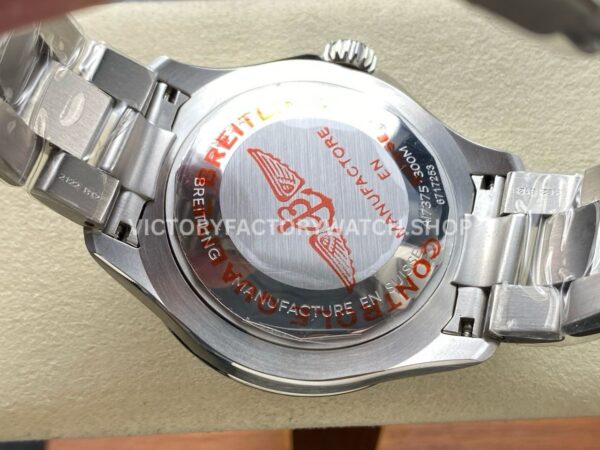 TF Factory Breitling Superocean A17375E71G1A1 44mm Full Steel Blue Bezel Silver Dial