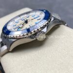 TF Factory Breitling Superocean A17375E71G1A1 44mm Full Steel Blue Bezel Silver Dial