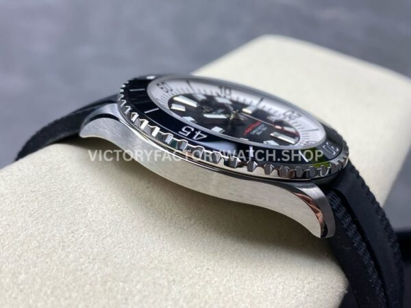 TF Factory Breitling Superocean A17376211B1S1 44mm Steel Black Rubber Strap Black Bezel Black Dial (1 (4) TF Factory Breitling Superocean A17376211B1S1 44mm Steel Black Rubber Strap Black Bezel Black Dial