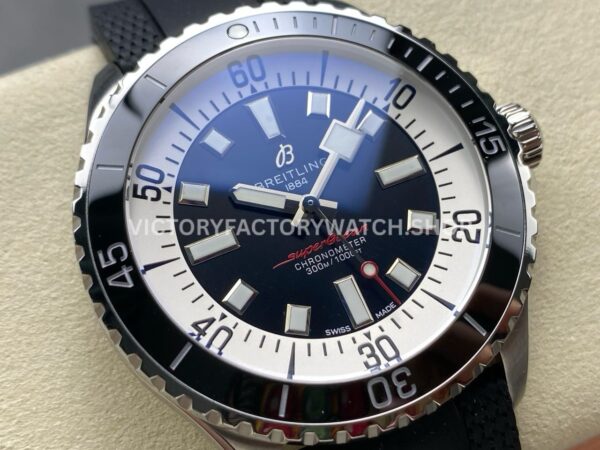 TF Factory Breitling Superocean A17376211B1S1 44mm Steel Black Rubber Strap Black Bezel Black Dial (1 (7) TF Factory Breitling Superocean A17376211B1S1 44mm Steel Black Rubber Strap Black Bezel Black Dial