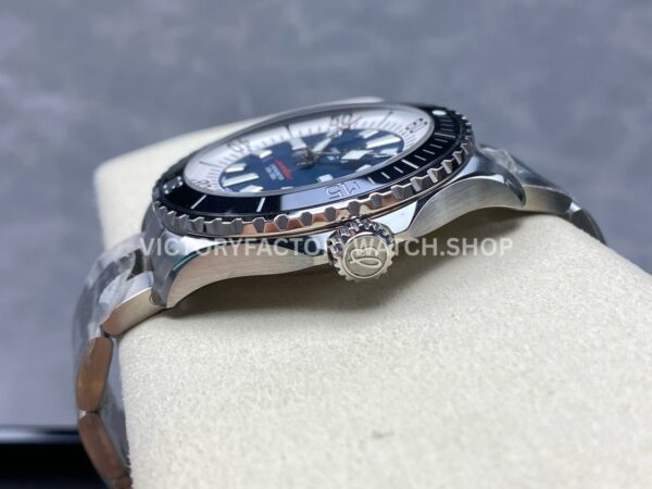 TF Factory Breitling Superocean A17376211C1A1 44mm Full Steel Black Bezel Blue Dial