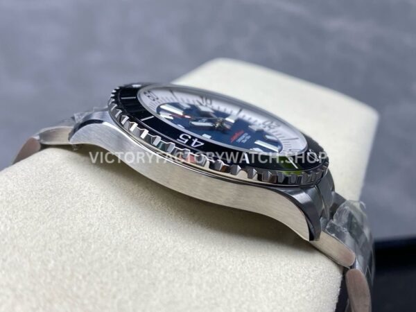 TF Factory Breitling Superocean A17376211C1A1 44mm Full Steel Black Bezel Blue Dial