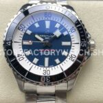 TF Breitling Superocean A17376211C1A1 blue dial black bezel steel