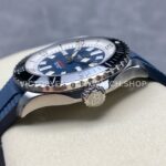 TF Factory Breitling Superocean A17376211C1S1 44mm Steel Blue Rubber Strap Black Bezel Blue Dial (5) TF Factory Breitling Superocean A17376211C1S1 44mm Steel Blue Rubber Strap Black Bezel Blue Dial