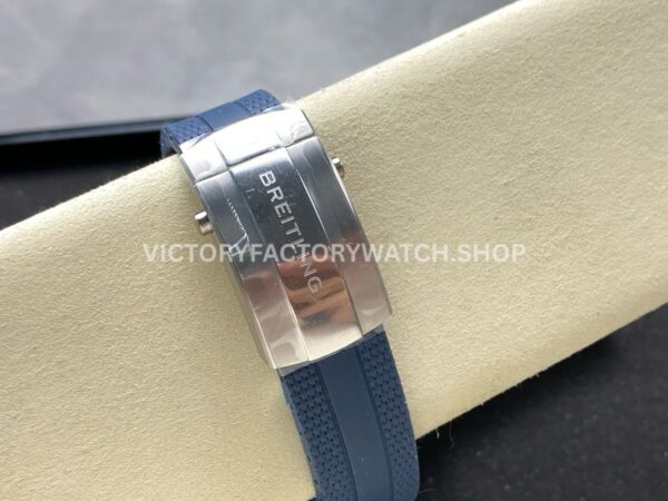 TF Factory Breitling Superocean A17376211C1S1 44mm Steel Blue Rubber Strap Black Bezel Blue Dial (6) TF Factory Breitling Superocean A17376211C1S1 44mm Steel Blue Rubber Strap Black Bezel Blue Dial