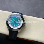 TF Factory Breitling Superocean A17376211L2S1 44mm Black Rubber Strap  Black Bezel Light Blue Dial