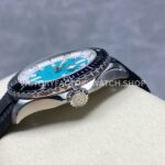 TF Factory Breitling Superocean A17376211L2S1 44mm Black Rubber Strap  Black Bezel Light Blue Dial