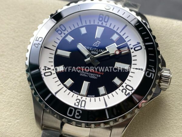 TF Factory Breitling Superocean A173765A1B1A1 44mm Full Steel Black Bezel Black Dial