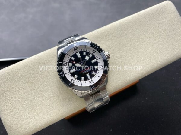 TF Factory Breitling Superocean A173765A1B1A1 44mm Full Steel Black Bezel Black Dial