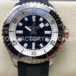 TF Breitling Superocean U17375211B1S4 rose gold black dial rubber strap