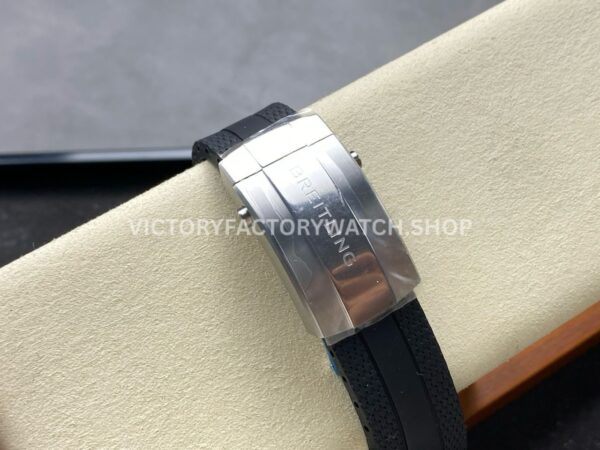 TF Factory Breitling Superocean U17375211B1S1 44mm Half Rose Gold Black Rubber Strap Black Bezel Black Dial