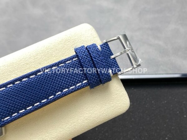TF9E1E~1 TF Factory Breitling Avenger A13385101C1X1 45mm Steel Blue Nylon Canvas Strap Arabic Numerals Blue Dial