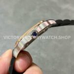 THB Factory Cartier Santos W2SA0009 39.8mm Steel Rubber Strap Roman Numerals Silver Dial (7) THB Factory Cartier Santos W2SA0009 39.8mm Steel Rubber Strap Roman Numerals Silver Dial