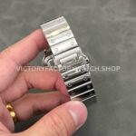 THB Factory Cartier Santos WHSA0012 39.8mm Full Steel Yellow Gold Bezel Silver Roman Numerals Skeleton Dial (3) THB Factory Cartier Santos WHSA0012 39.8mm Full Steel Yellow Gold Bezel Silver Roman Numerals Skeleton Dial
