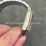 THB Factory Cartier Santos WHSA0012 39.8mm Full Steel Yellow Gold Bezel Silver Roman Numerals Skeleton Dial (8) THB Factory Cartier Santos WHSA0012 39.8mm Full Steel Yellow Gold Bezel Silver Roman Numerals Skeleton Dial
