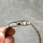 THB Factory Cartier Santos WHSA0028 39.8mm Full Steel Green Roman Numerals Skeleton Dial (6) THB Factory Cartier Santos WHSA0028 39.8mm Full Steel Green Roman Numerals Skeleton Dial