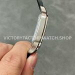 THB Factory Cartier Santos WSSA0018 39.8mm Steel Rubber Strap Roman Numerals Silver Dial (3) THB Factory Cartier Santos WSSA0018 39.8mm Steel Rubber Strap Roman Numerals Silver Dial