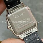THB Factory Cartier Santos WSSA0018 39.8mm Steel Rubber Strap Roman Numerals Silver Dial (5) THB Factory Cartier Santos WSSA0018 39.8mm Steel Rubber Strap Roman Numerals Silver Dial