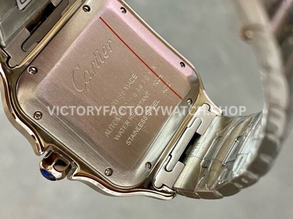 THB Factory Cartier Santos WSSA0030 39.8mm Full Steel Roman Numerals Blue Dial (5) THB Factory Cartier Santos WSSA0030 39.8mm Full Steel Roman Numerals Blue Dial