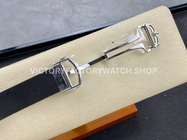 THB Factory Cartier Santos WSSA0039 39.8mm Steel Rubber Strap Roman Numerals Black Dial