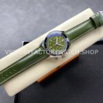 TW Factory Blancpain Air Command AC02-12B53-63B 42.5mm Steel Calfskin Vintage Leathe ( (4) TW Factory Blancpain Air Command AC02-12B53-63B 42.5mm Steel Calfskin Vintage Leather Strap Black Ceramic Bezel Avocado Green Dial