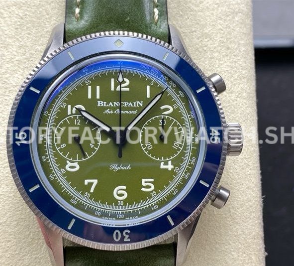 TW Factory Blancpain Air Command AC02-12B53-63B 42.5mm steel avocado green dial