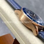 TW Factory Blancpain Air Command AC02-36B40-63B 42.5mm Rose Gold Calfskin Vintage Leather Strap Blue Ceramic Bezel Blue Dial
