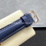 TW Factory Blancpain Air Command AC02-36B40-63B 42.5mm Rose Gold Calfskin Vintage Leather Strap Blue Ceramic Bezel Blue Dial