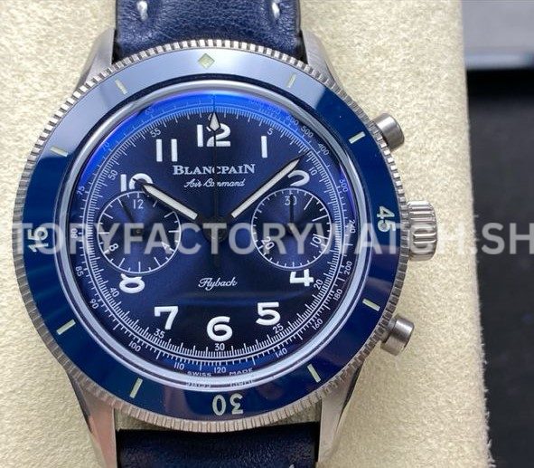 TW Factory Blancpain Air Command N0AC02012B040N063B 42.5mm steel blue dial