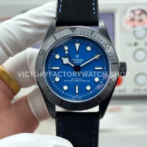 TW Factory Tudor Black Bay 79210C 41mm Leather Strap Blue Dial (8) TW Factory Tudor Black Bay 79210C 41mm blue dial