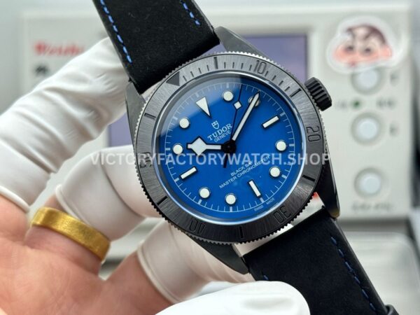 TW Factory Tudor Black Bay 79210C 41mm Leather Strap Blue Dial (9) TW Factory Tudor Black Bay 79210C 41mm Leather Strap Blue Dial