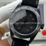 TW Factory Tudor Black Bay 79210CNU 41mm Leather Strap Black DLC-coated Black Dial